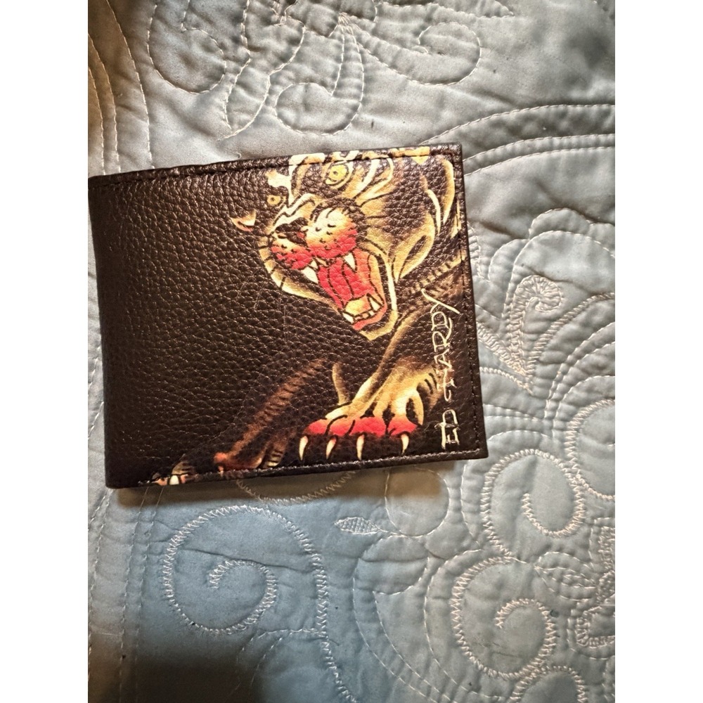 Ed Hardy Men's Boy's Bi-Fold Wallet